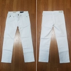 AG White Jean Capri